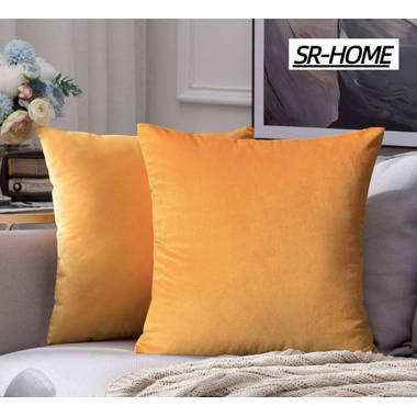 Flendersen Square Pillow Cover u0026 Insert Latitude Run Color: Yellow