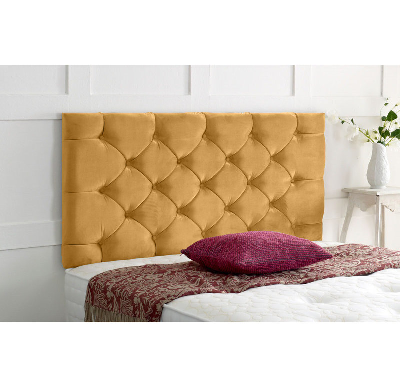 Upholstered Headboard, Single (3'), Turmeric