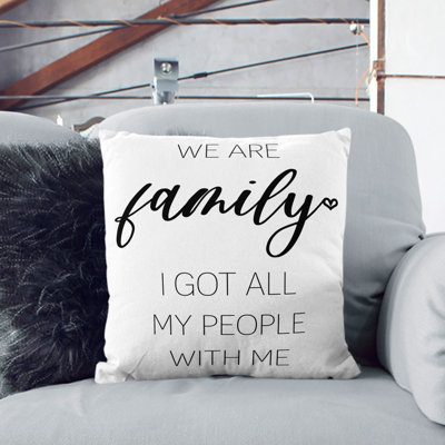 We Are Family Scatter Cushion