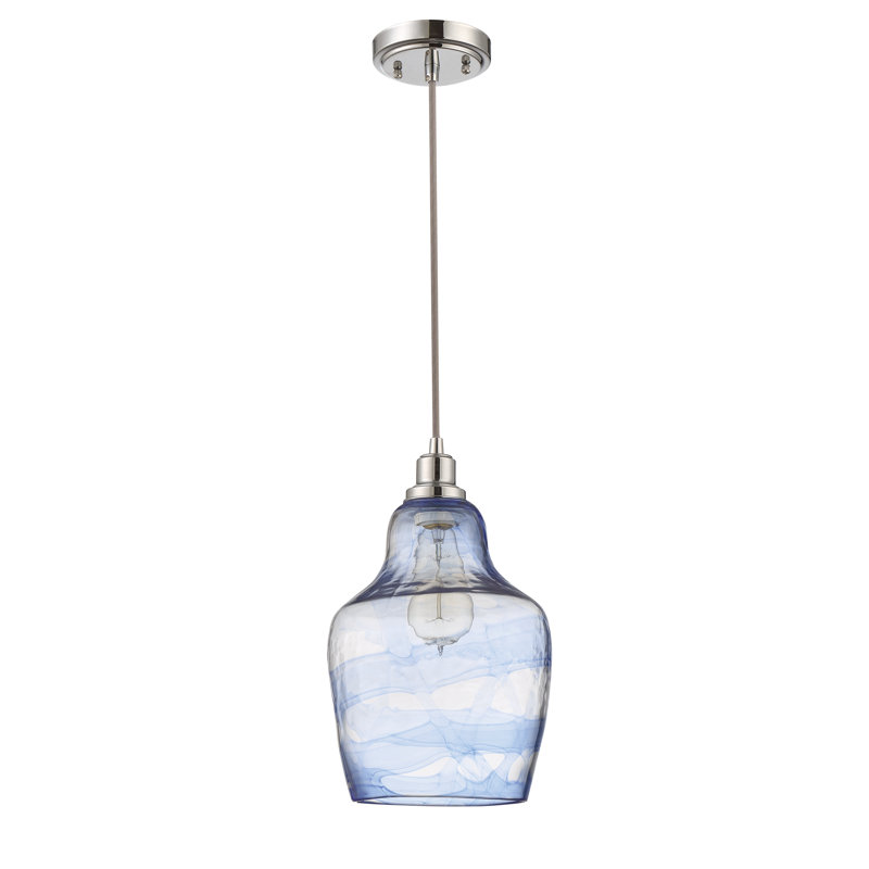 Roopville 1 - Light Chrome Single Pendant