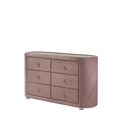 Commode Salonia, velours