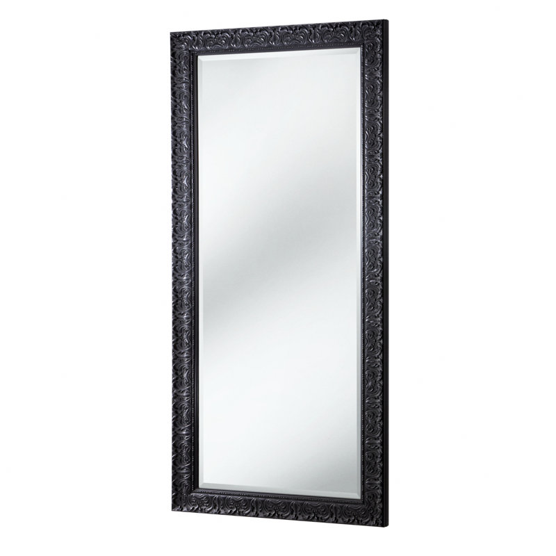 Rectangle Mirror, Black, 169 cm H x 77 cm W