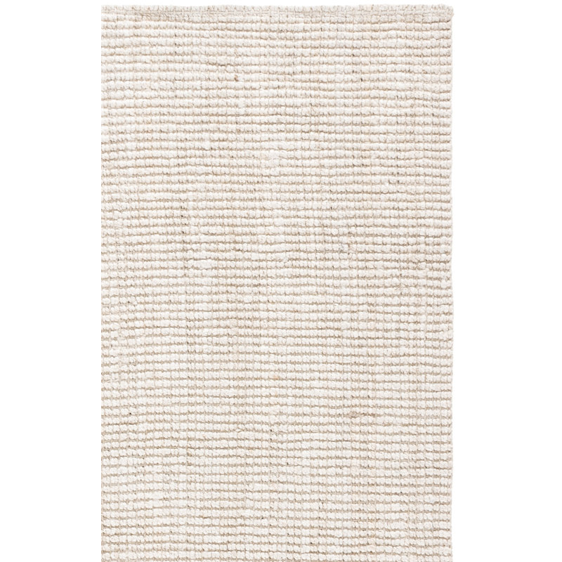 Tapis en jute tissé à la main Estrin, Bleach, Rectangle 2 pi x 3 pi