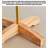 Wabi-Sabi Style Fabric & Solid Wood Floor Lamp