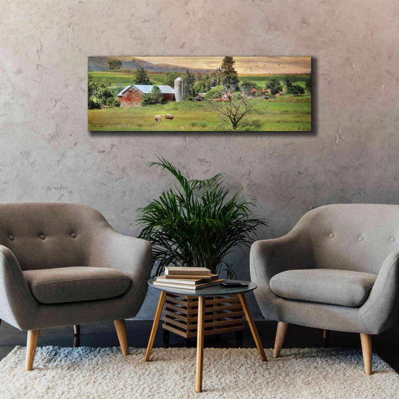 «Grazing drap» par Lori Deiter, impression sur toile tendue, L 60 po x H 20 po