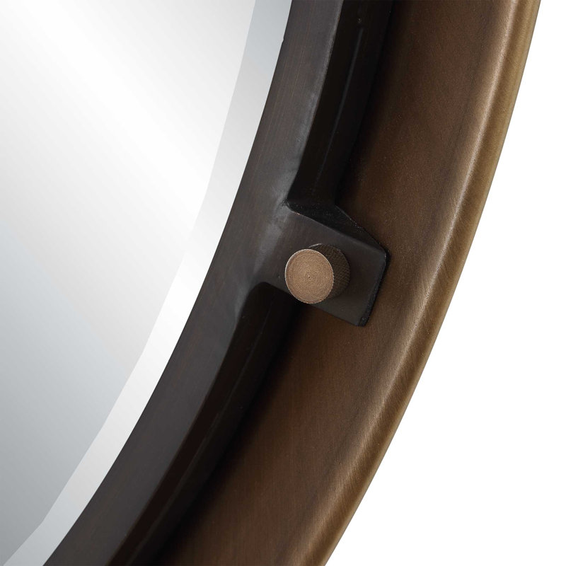  Porthole Bronze Round Mirror
