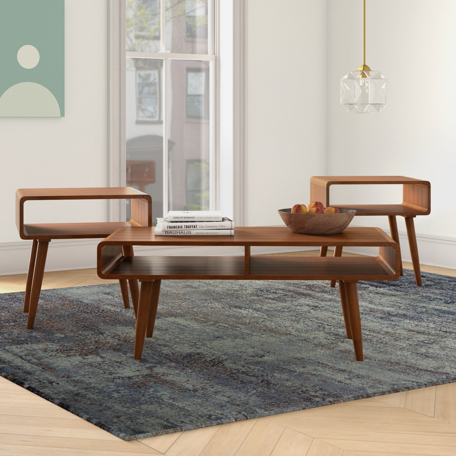 Mercury Row® Vanwyk 3-Piece Coffee Table Set 