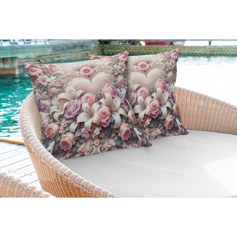 Ensemble de 2 housses de coussin Ambesonne, Rectangle, H 16 po x l 26 po