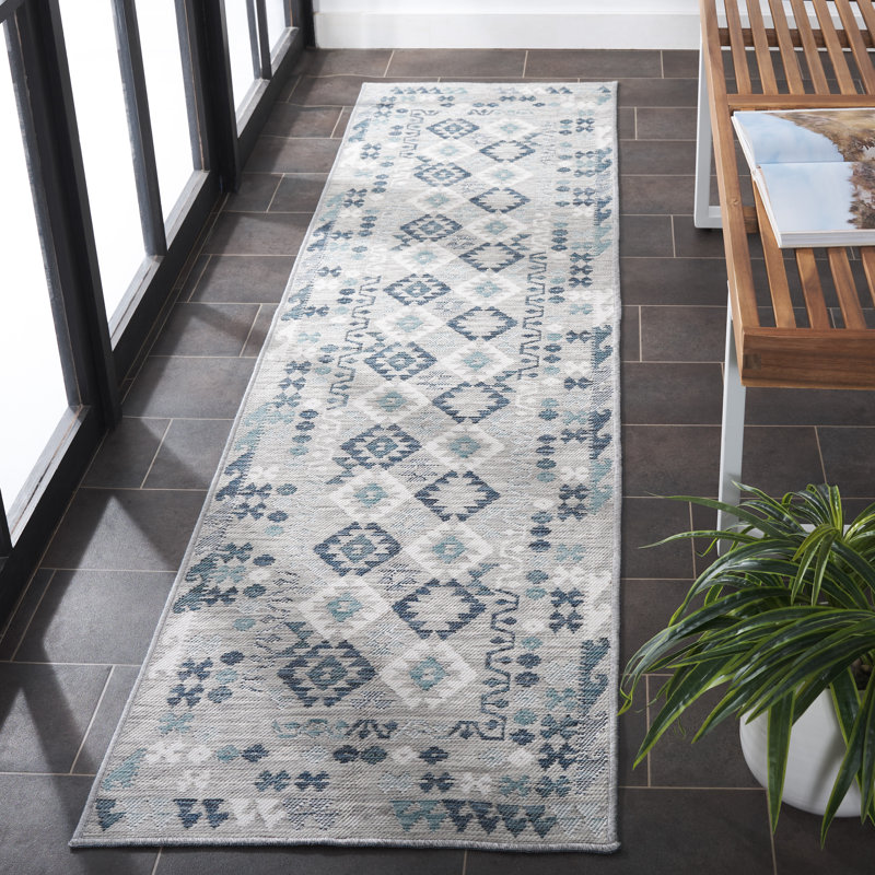 Tapis intérieur / extérieur Karenina Sunrise Performance, Tapis de couloir 2 pi x 8 pi