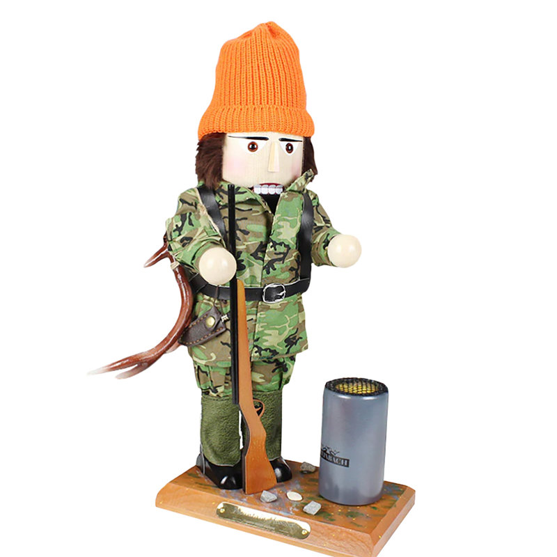 Steinbach Wooden Mountain Hunter Nutcracker, 18in
