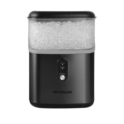 Frigidaire 33 lbs. Nugget Ice Maker, Self-Cleaning Countertop Ice Machine with Touch Controls, Black Stainless Steel — FIN-0014708 | Fridge.com
