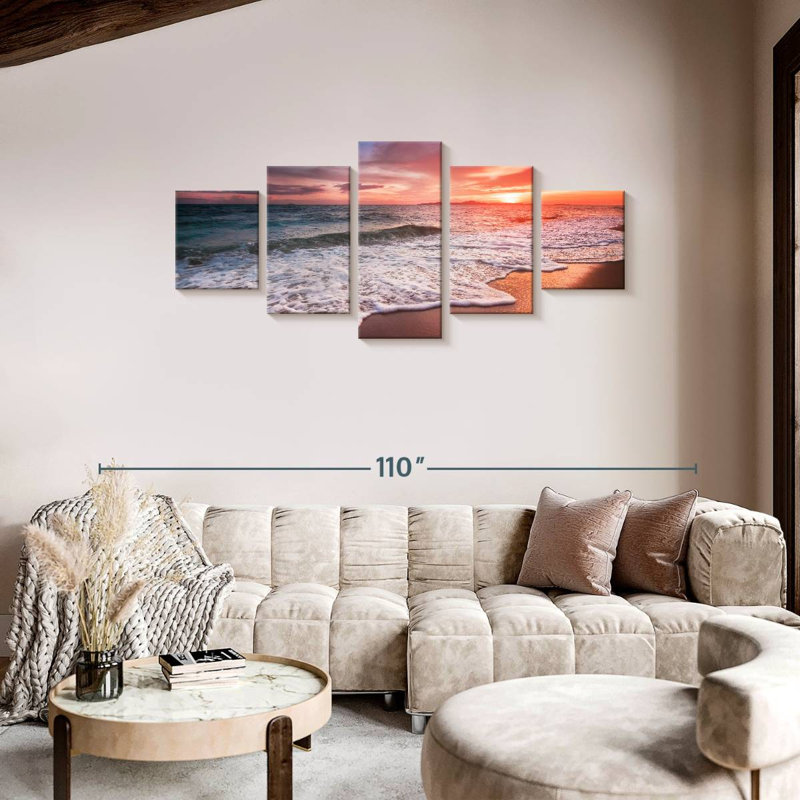 Dusk At Thai Avajane, 36" H x 80" W