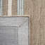 Tapis rayé en laine et coton touffeté à la main Master-831485381