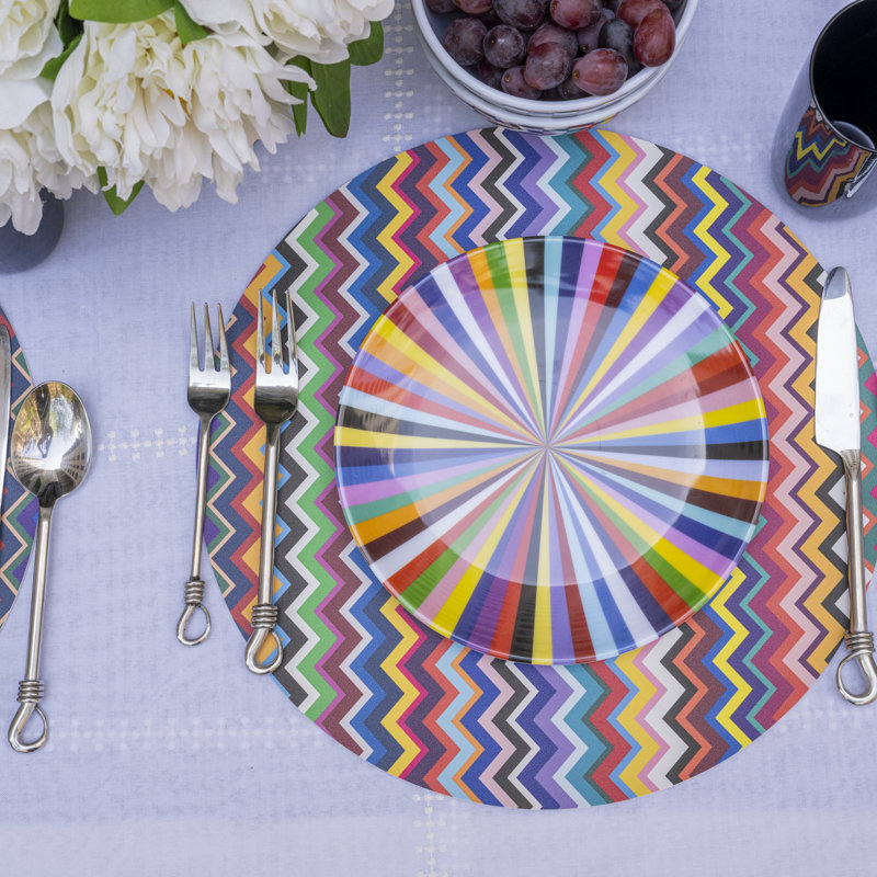 Dosal Round Placemat, Starburst