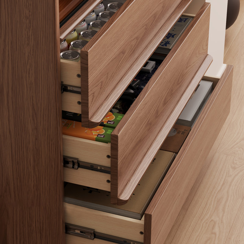 Nut-brown Solid wood Display Cases