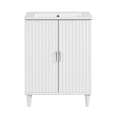 Meuble-lavabo 24 po avec lavabo, meuble-lavabo 24 po avec deux portes