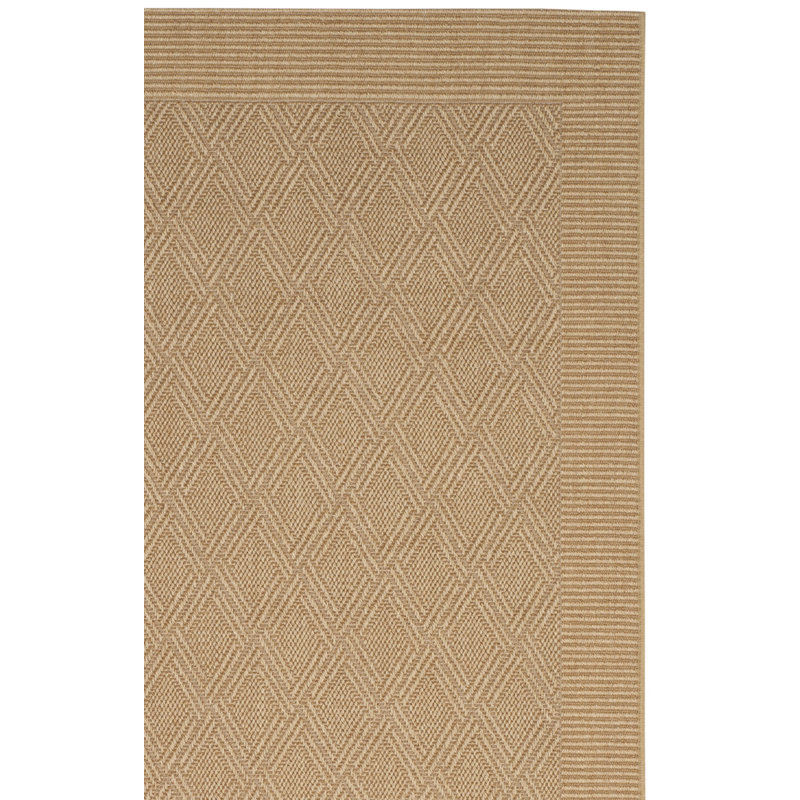 Tapis décoratif de maïs géométrique en sisal/jute Beck, Rectangle 5 pi x 8 pi