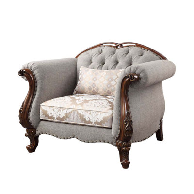 Albinas Faux Leather Armchair