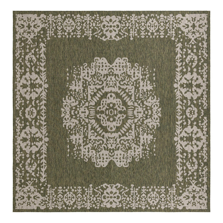 Cowie Green/Gray Indoor/Outdoor Area Rug