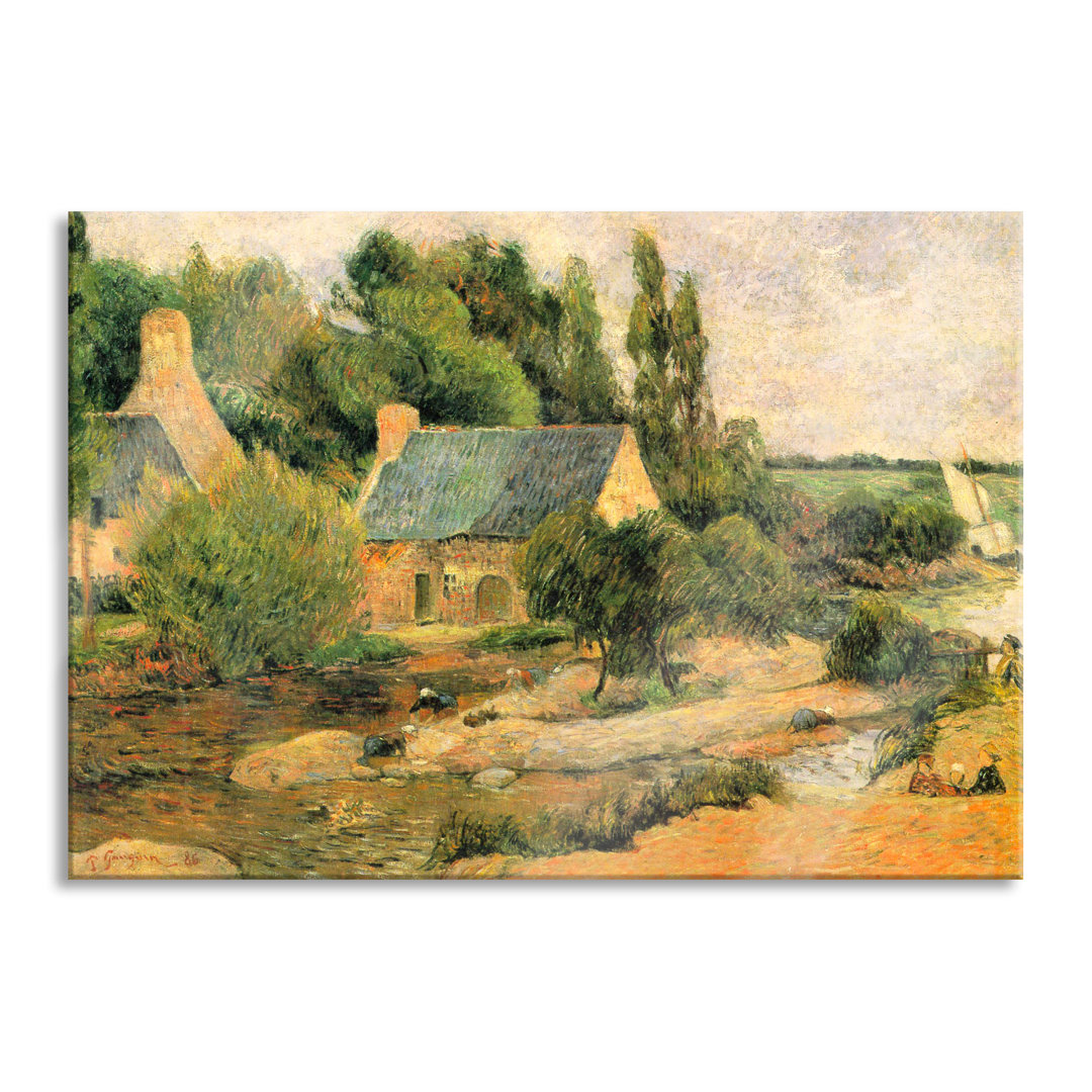 Glasbild Seerosen IX von Claude Monet