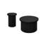 Ensemble de 2 tables basses, tables basses rondes, tables d'appoint modernes pour salon, appartement-122487270