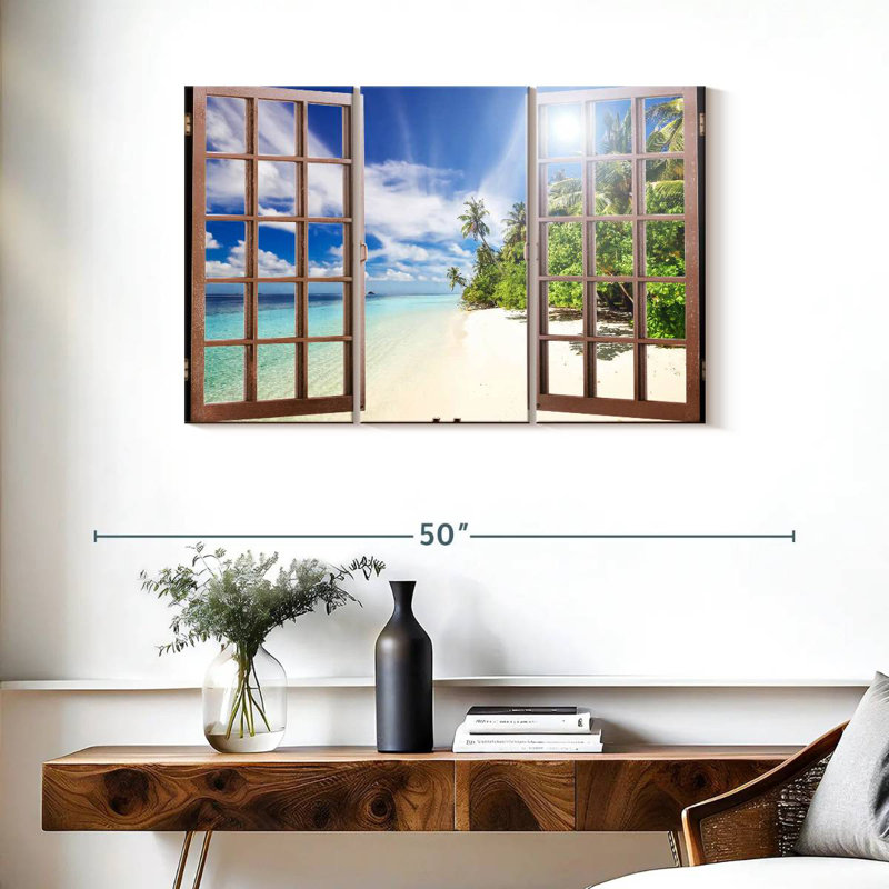 Gillard Faux Window, 24" H x 38" W