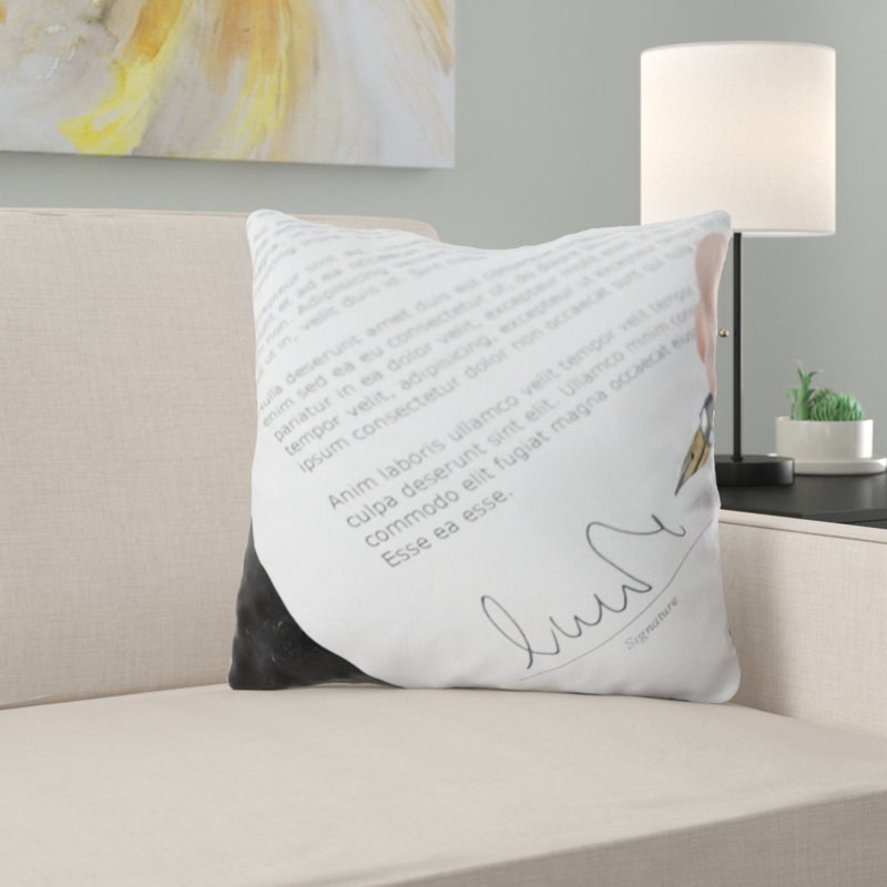 Microsuede Throw Pillow