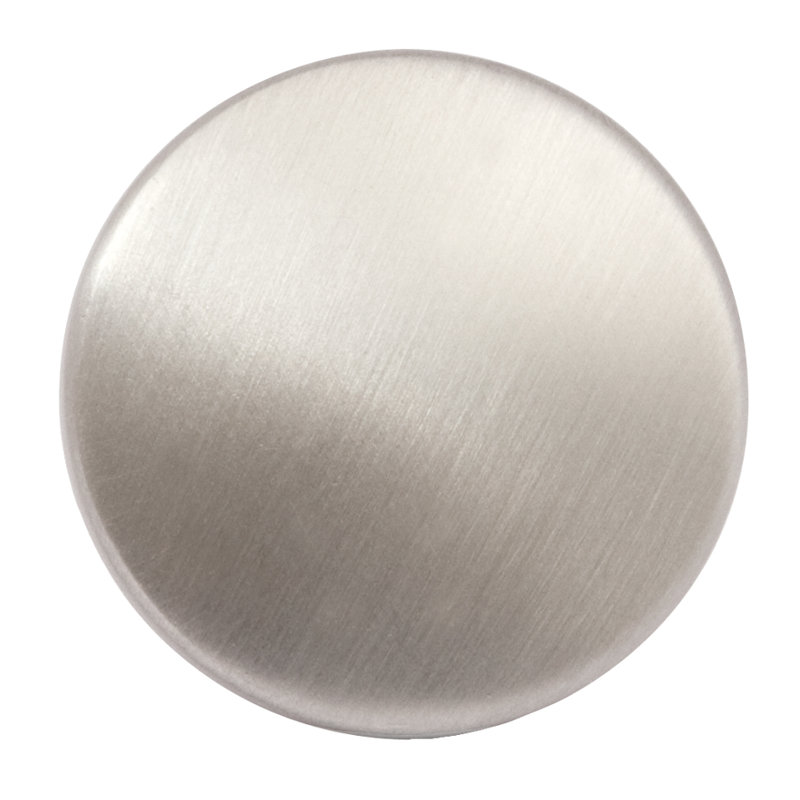 Paquet de poignées rondes en nickel satiné de 1-1 / 8 po Lancaster, Nickel satiné