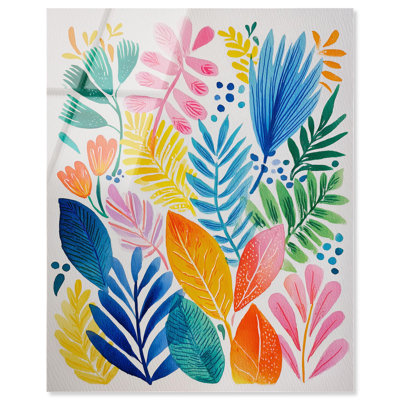 «Foliage Flux I», reproduction murale imprimée à l'acrylique par Art Remedy