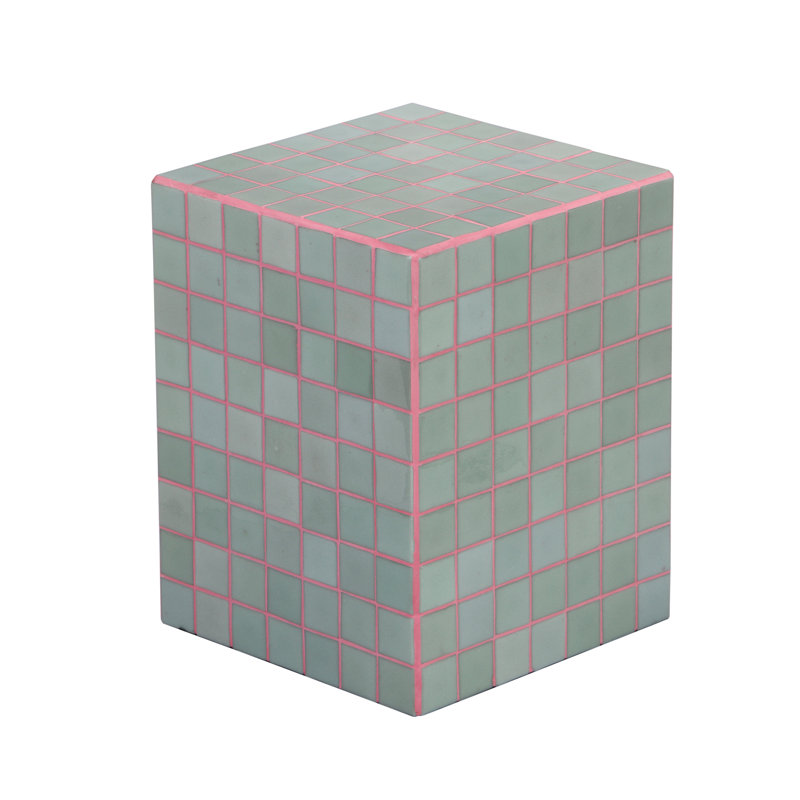 Table d'appoint Callista Modern, Sauge / gris / rose