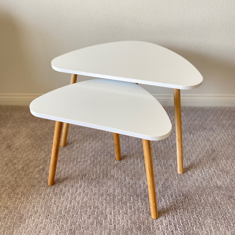 Sudie Nesting Tables, White
