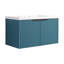 Meuble-lavabo mural 36 po avec lavabo en résine-580631132
