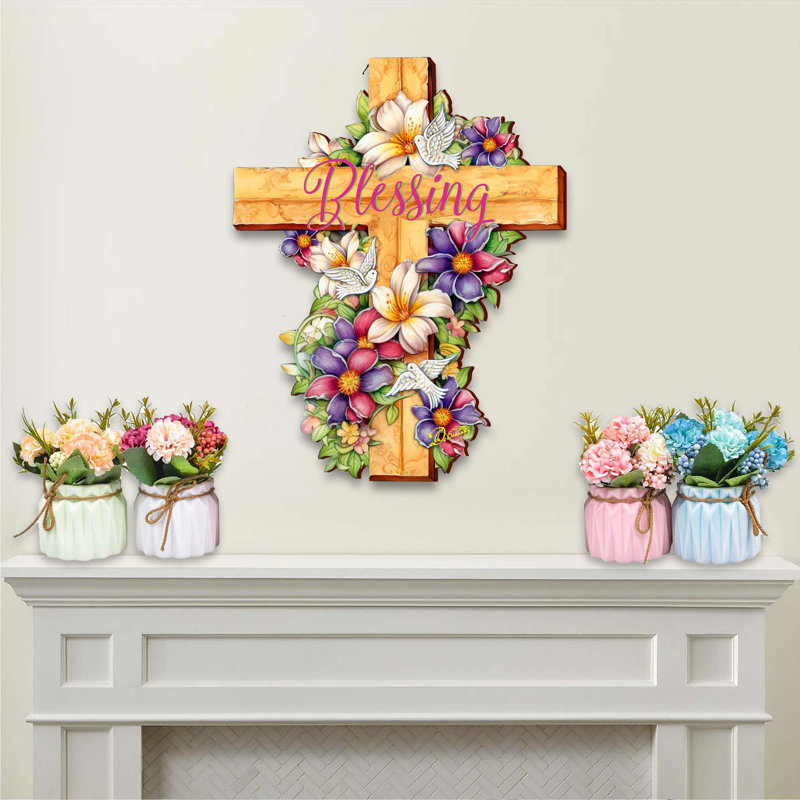 Collection de crochets de porte pour plantes et fleurs, religieuse et spirituelle