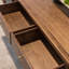 Nouvelle table basse en bois de frêne massif de style chinois