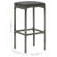Vian Outdoor Barstool, Poly Rattan, Polyester-106426841-106426842-106426845
