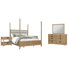 Pula Poster Bed 2 Nightstands Dresser With Mirror And Chest