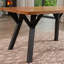 Pivoine Metal Base Dining Table