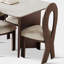 Table et chaises de salle à manger Contemporary Chic-105842575-105842579
