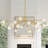 Burness 18 - Light Dimmable Sputnik Sphere Chandelier