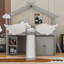 Lit simple avec garde-robe Peotone-761333951