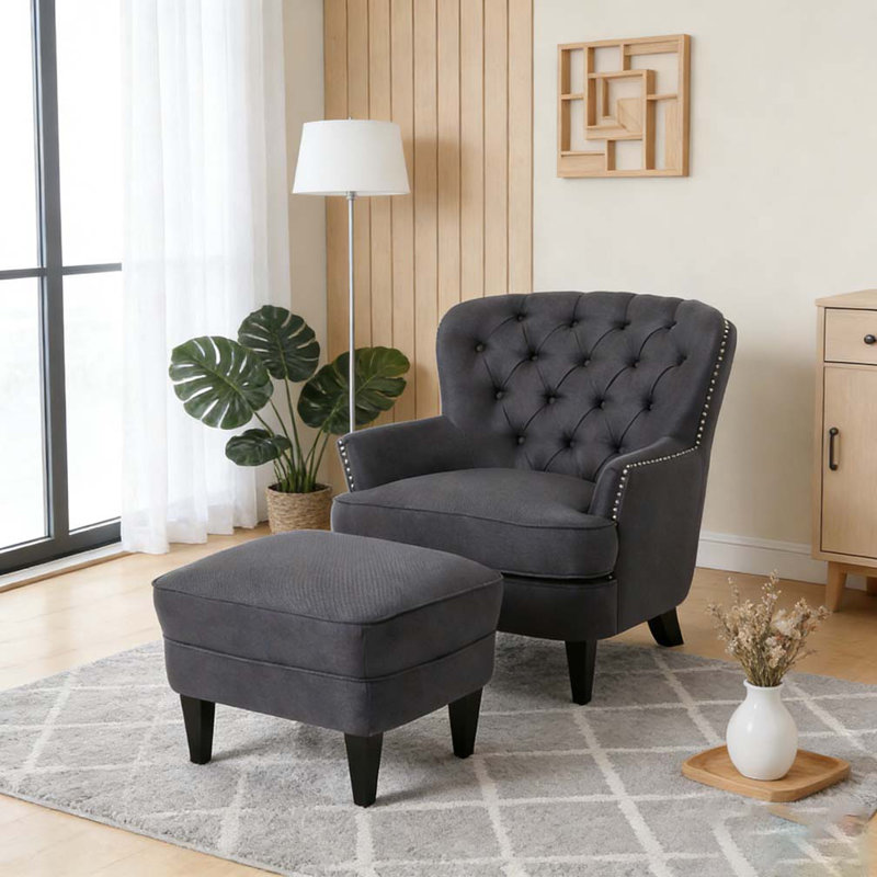 Fauteuil d'appoint gris