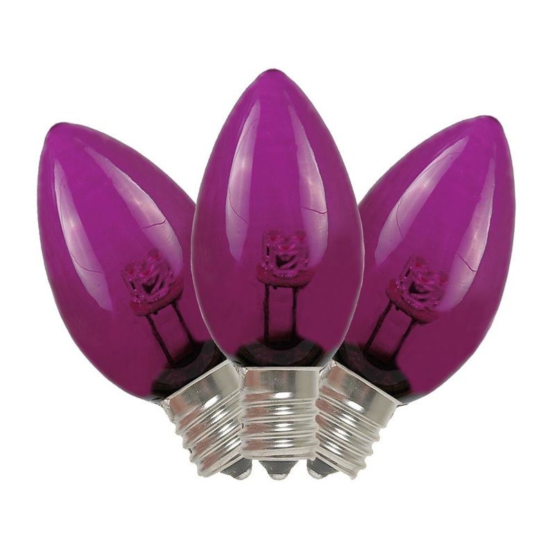 Ampoule led en verre del c7, Mauve