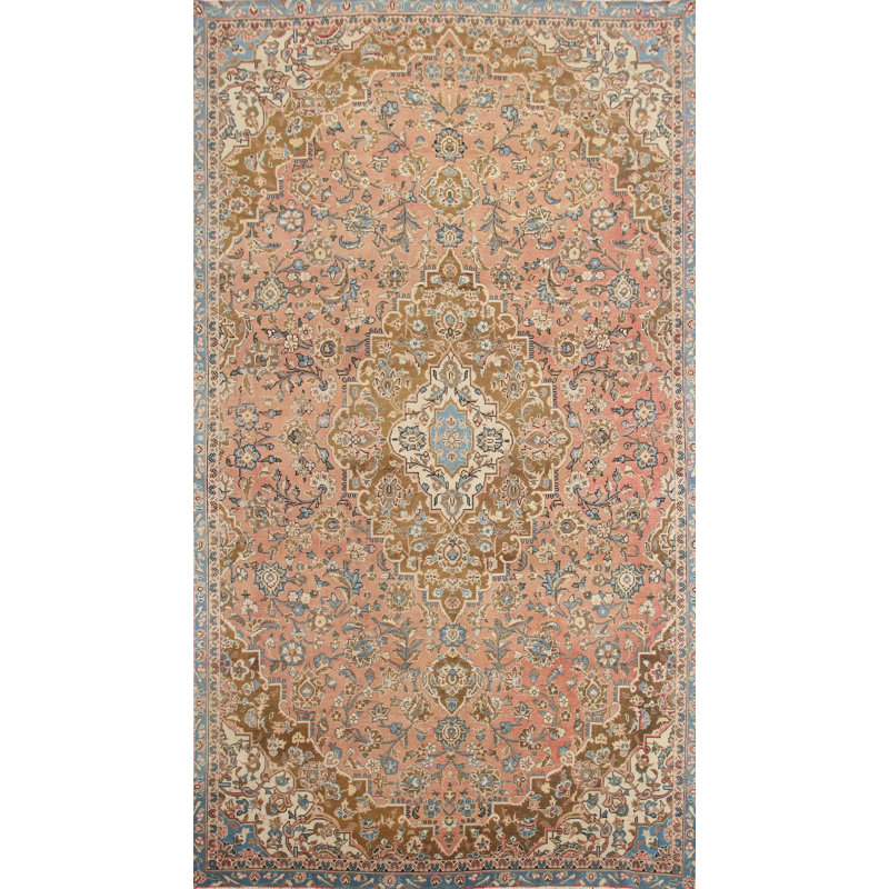 Tapis floral rétro 6 x 10