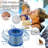 18 Pack Blue Spa Filter Cartridges, Pool Hot Tub Filters Replacement, Filtration Inflatable Hot Tub