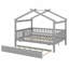Lit en bois avec couchette-1999249161