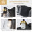 Modern Farmhouse Dimmable Bathroom Vanity Light with Seeded Glass and One-Piece Backplate-938111433-938111432