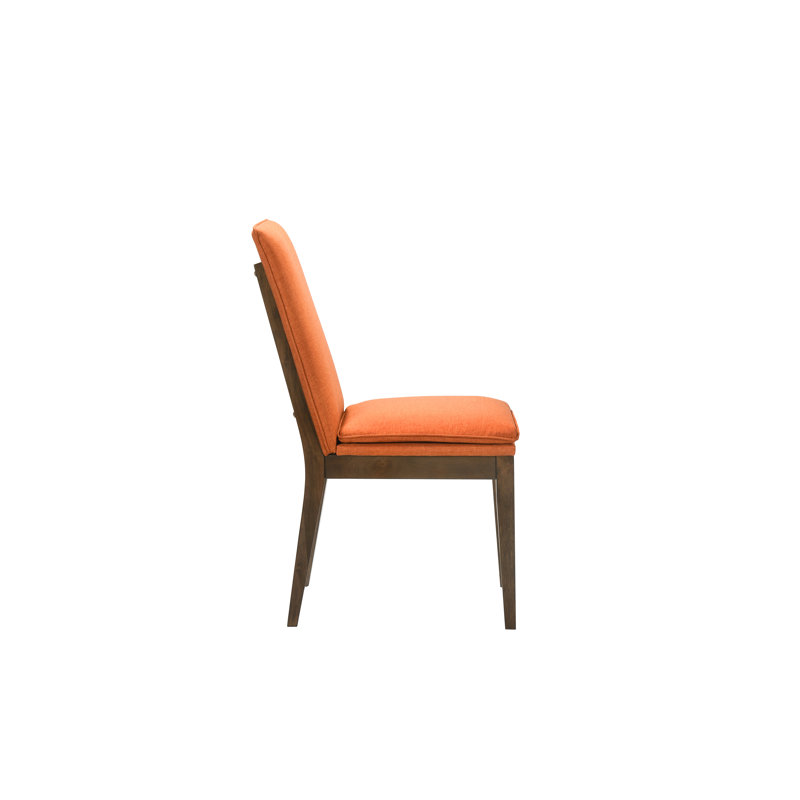  Carlyssia Dining Set, Orange, 7 Pieces: Table, 6 Chairs