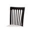 Ensemble de salle à manger en bois massif brun foncé / brun 7 pièces H 38,2 po x l 18,5 po x P 21,7 po Etibar-142176368-142176369