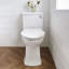 Toilette allongée une pièce à double chasse Townsend® VorMax® (siège inclus)
