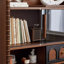Buffet en bois manufacturé et brun noisette